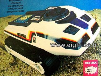 ANNEES 80, 80's, eighties, Big trak, bigtrak, big track, MB, jouet, tank, éléctronique, souvenirs, nostalgie, trentenaires, jouets